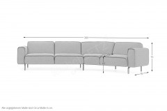 Melloo von Pode - Ecksofa Ausführung rechts allure