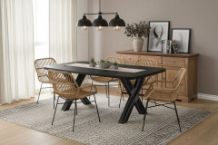 Black Smooth von SIT Möbel - Sideboard in Schwarz