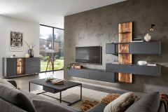 WM 2470 von Wöstmann - Sideboard in Lack graphitgrau