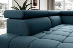 Baggio von WERSAL - Polstersofa links deep ocean