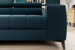 Baggio von WERSAL - Polstersofa links deep ocean