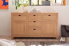 WZ-0306 von GK Möbelvertrieb - Sideboard I aus Wildeiche