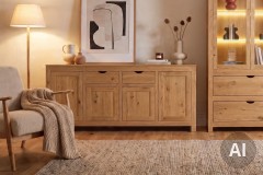 WZ-0306 von GK Möbelvertrieb - Sideboard I aus Wildeiche