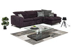 Rietberger Möbelwerke Wohnwand Lodano red/ Balkeneiche | Möbel Letz