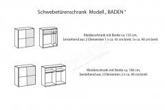 Wimex Kleiderschrank Baden mit Ihr | Online-Shop Möbel Spiegel Letz 