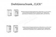 Online-Shop Letz Möbel Ihr - weiß Plankeneiche-Nachbildung/ Wimex Click | Schrank