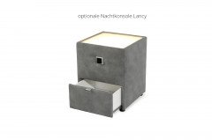 Jockenhöfer Boxspringbett Nina in Grau mit Staufach | Möbel Letz - Ihr