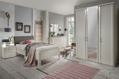 Bern von Wiemann - Komfort-Doppelbett weiß