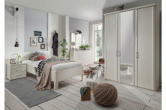 Bern von Wiemann - Komfort-Doppelbett weiß