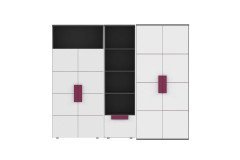 Forte Libelle Schrankwand Breite ca. 236 cm | Möbel Letz - Ihr Online-Shop