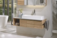 Vmontanara von Voglauer - Badezimmer in Wildeiche, lackiert