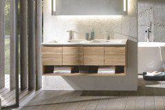 Vmontanara von Voglauer - Badezimmer in Wildeiche, lackiert