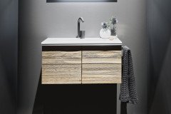 Vmontanara von Voglauer - Gästebad in Wildeiche