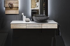 Vmontanara von Voglauer - Gästebad in Wildeiche