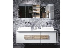 Vmontanara von Voglauer - Badezimmer in Wildeiche, lackiert