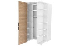 Röhr-Bush hiLight by rb 333 Eckschrank Griffe petrol | Möbel Letz - Ihr