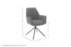 | Drehstuhl - Letz furniture Ihr mit Armlehnen Möbel MCA Online-Shop Pemba