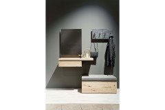 Vrock coming von Voglauer - Garderoben-Set Alteiche / Alpengranit