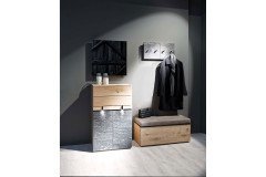 Vrock coming von Voglauer - Garderoben-Set Alteiche / Alpengranit