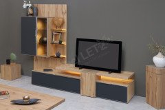 Valpin living von Voglauer - Wohnwand 308 Eiche Altholz