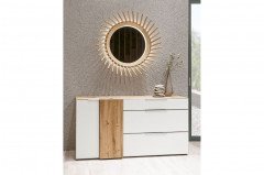 Valpin sleeping von Voglauer - Stummer Diener mit Stauraumkubus Eiche