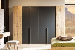 Valpin sleeping von Voglauer - Stummer Diener mit Stauraumkubus Eiche