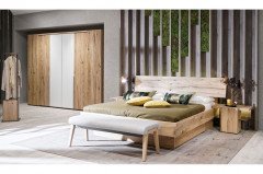 Valpin sleeping von Voglauer - Stummer Diener mit Stauraumkubus Eiche