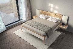 V/lacera sleeping von Voglauer - Kommode mit Kleiderständer taupe - Eiche